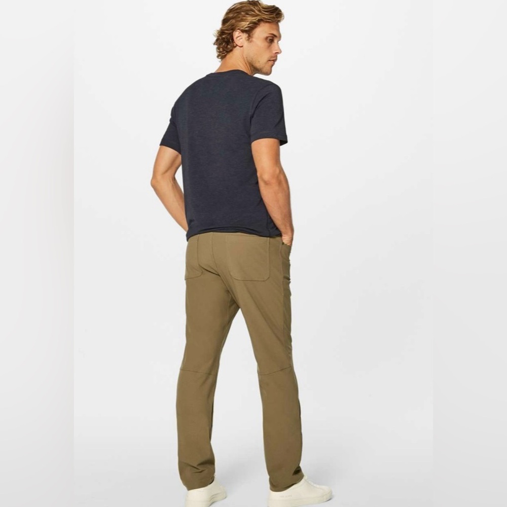 Lululemon ABC Pant Classic *34" in Artifact tan M5335S Warpstreme size 30 waist - Picture 2 of 10